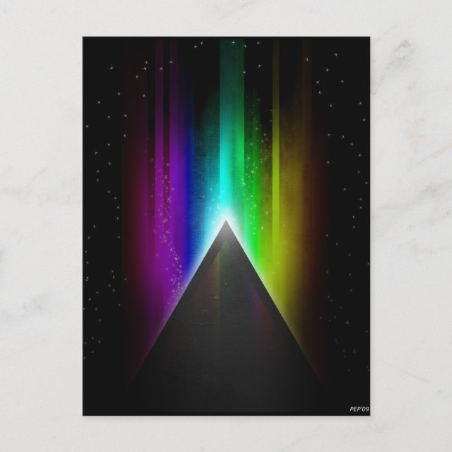 Cartão Postal Chuva da meia-noite (Frente)