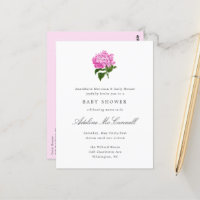 Chuva de Bebê Grandmillennial Rosa