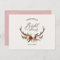 Chuva de noiva rosa feminino veado flor rustico el