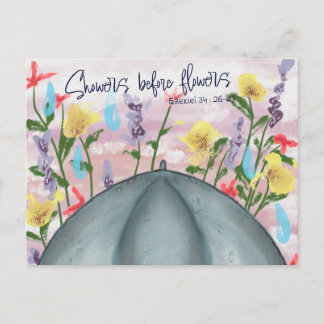 Cartão postal Chuvas Antes das Flores