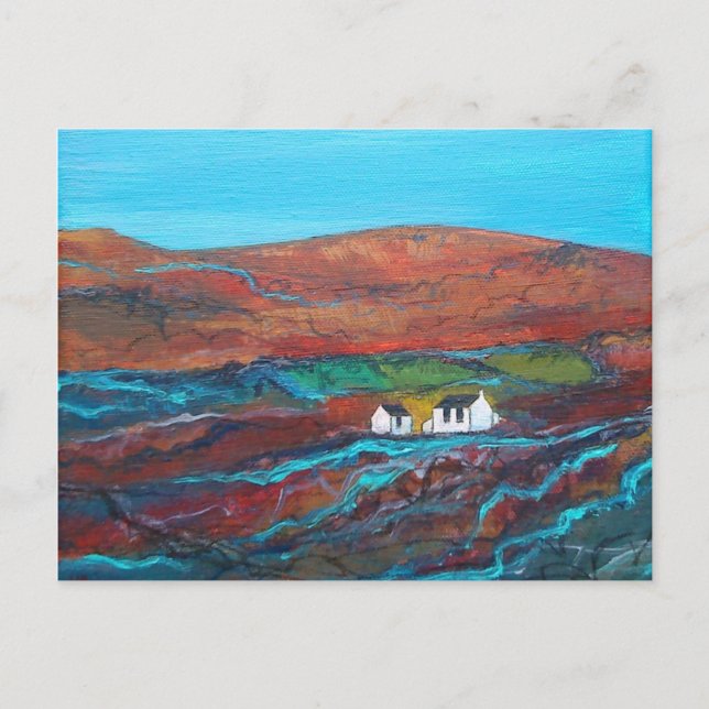 Cartão Postal Chysauster, Penwith em Cornualha (Frente)