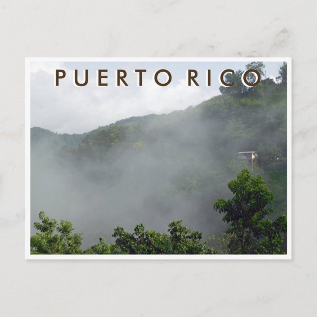 Cartão Postal Ciales; Porto Rico (Frente)