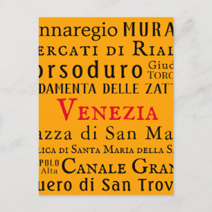 Cartão Postal Ciao Venezia!