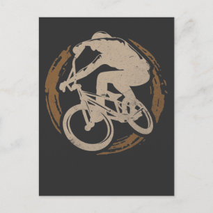 Cartão Postal Ciclismo BMX Corrida Meninos Bicicleta Freestyle