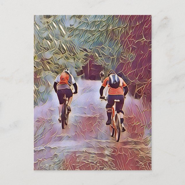 CARTÃO POSTAL CICLISMO DE MONTAÑA (Frente)