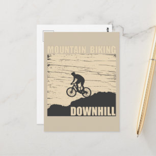 Cartão Postal Ciclismo de montanha Downhill