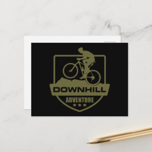 Cartão Postal Ciclismo de Montanha MTB Downhill