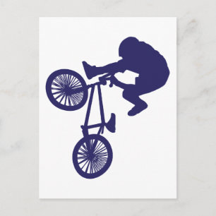 Cartão Postal Ciclista de BMX