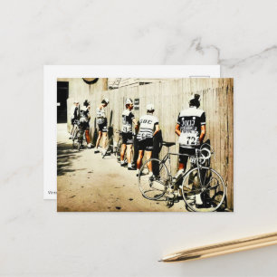 Cartão Postal Ciclistas do Tour de France Vintage Parada de Xixi