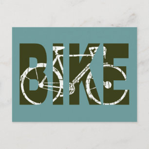 Cartão Postal Ciclo de bicicleta. ciclismo