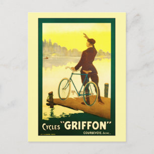 Cartão Postal Ciclos Griffon por Walter Thor