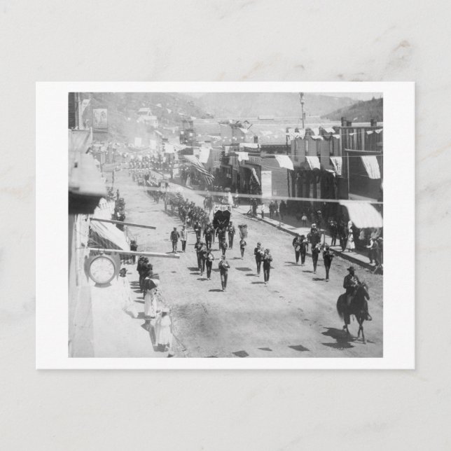 Cartão Postal Cidadãos de Deadwood Comemoram a Conclusão de (Frente)