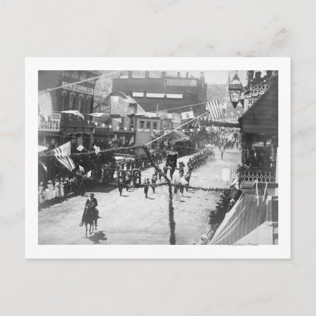 Cartão Postal Cidadãos de Deadwood Comemoram a Conclusão de 3 (Frente)