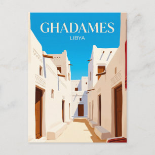 Cartão Postal Cidade Antiga de Ghadames Líbia