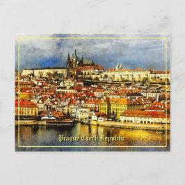 Cartão Postal Cidade antiga de Praga (Praha) do Cartão-Postal da