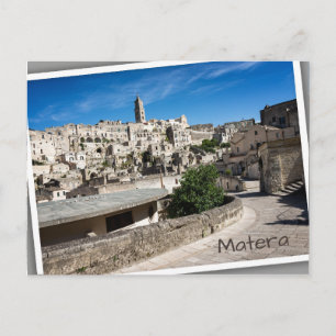 Cartão Postal Cidade antiga de Sassi di Matera