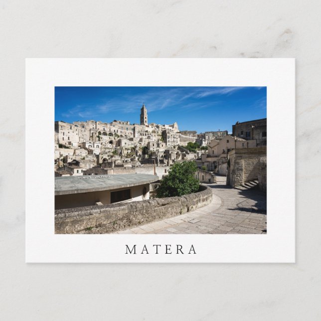 Cartão Postal Cidade antiga de Sassi di Matera (Frente)