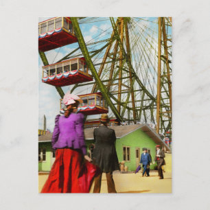 Cartão Postal Cidade - Chicago, IL - A primeira Roda Gigante 189