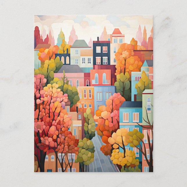 Cartão Postal Cidade Colorida (Frente)