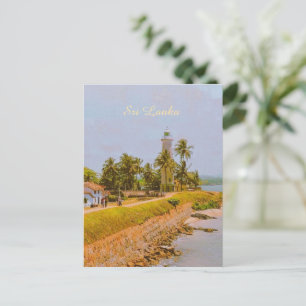 Cartão Postal Cidade costeira de Galle, Sri Lanka Lembrança de V