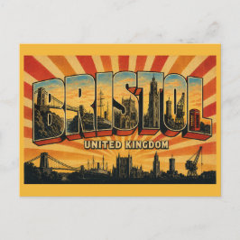 Cartão Postal Cidade Criativa Marítima de Bristol Inglaterra