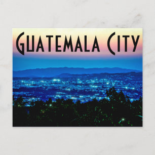 Cartão Postal Cidade da Guatemala, Guatemala, América Central ao