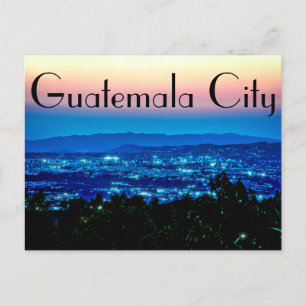 Cartão Postal Cidade da Guatemala, Guatemala, América Central ao