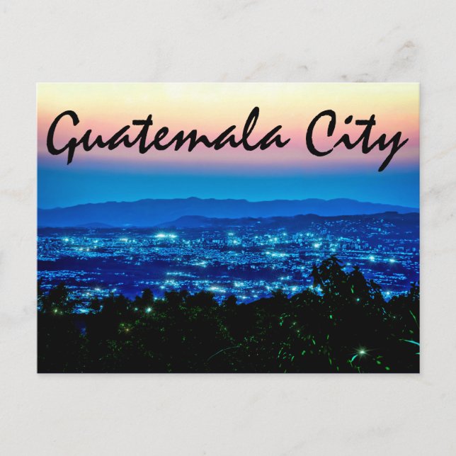 Cartão Postal Cidade da Guatemala, Guatemala, América Central ao (Frente)