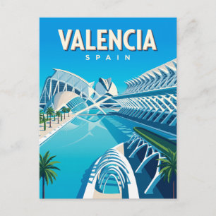 Cartão Postal Cidade das Artes e das Ciências Espanha