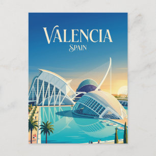 Cartão Postal Cidade das Artes e das Ciências Espanha