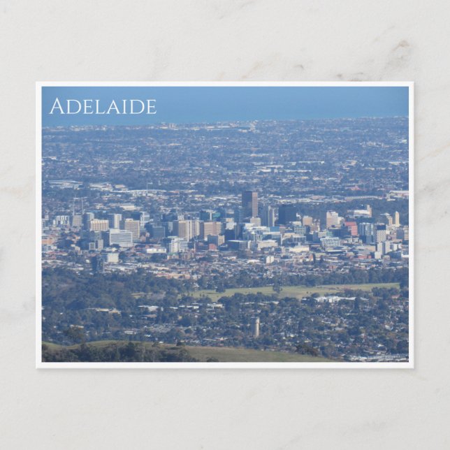 Cartão Postal cidade de adelaide (Frente)