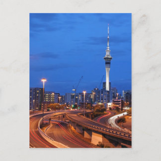 Cartão Postal Cidade de Auckland em Dusk