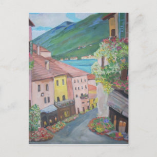 Cartão Postal Cidade de Bellagio, Itália