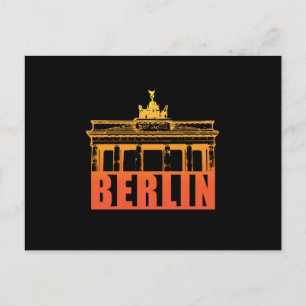 Cartão Postal Cidade de Berlim Alemanha Cidade Cityscape Skyline