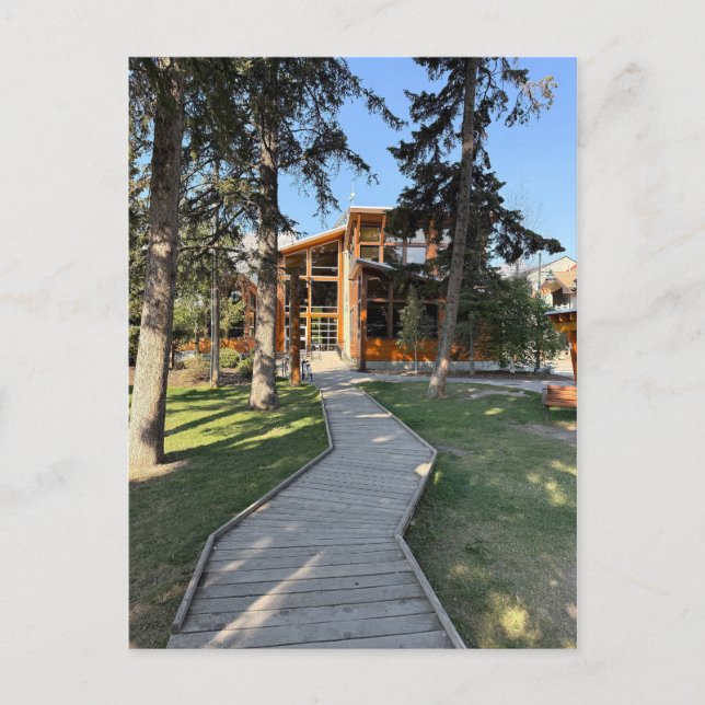 Cartão Postal Cidade de Canmore em Alberta Canadá (Frente)