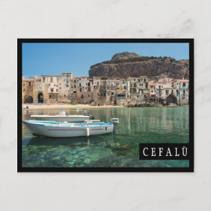 Cartão Postal Cidade de Cefalu na Sicília