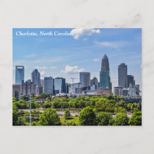 Cartão Postal Cidade de Charlotte, Carolina do Norte