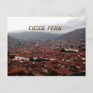 Cartão Postal Cidade de Cusco Skyline Peru
