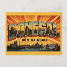 Cidade de Donegal Irlanda Portal para o Atlântico