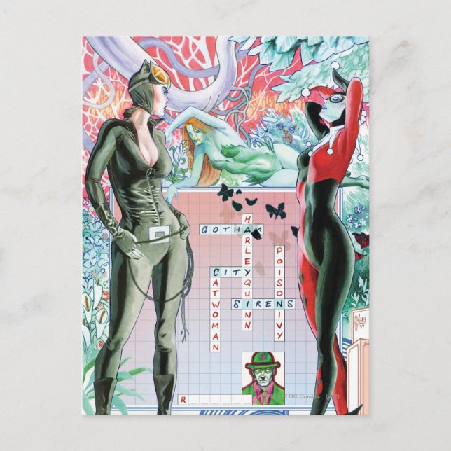 Cartão Postal Cidade de Gotham Sirens Cv10 (Frente)