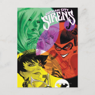Cartão Postal Cidade de Gotham Sirens Cv14