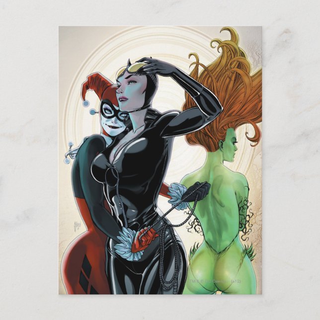 Cartão Postal Cidade de Gotham Sirens Cv4 (Frente)