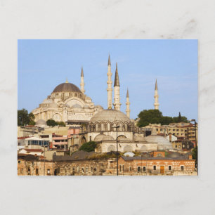 Cartão Postal Cidade de Istambul na Turquia