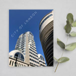 Cartão Postal Cidade de Londres | Arranha-céus na fotografia do<br><div class="desc">Fotografia urbana da cidade de Londres - dois edifícios altos no cartão postal do céu azul primavera - setembro de 2019 - foto de Anka</div>