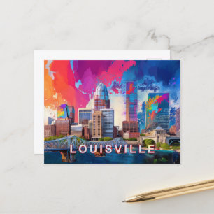 Cartão Postal Cidade de Louisville Derby