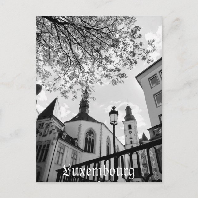 Cartão Postal cidade de Luxemburgo (Frente)