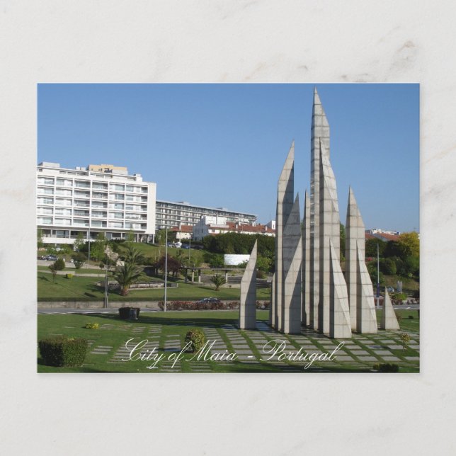 Cartão Postal Cidade de Maia - Portugal (Frente)