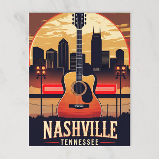 Cartão Postal Cidade de Música de Nashville
