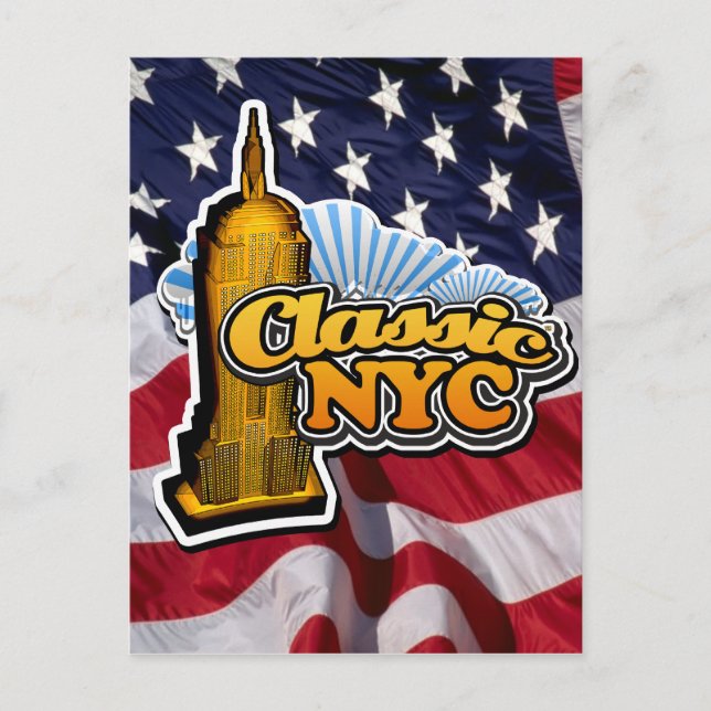 Cartão Postal Cidade de Nova York (Frente)