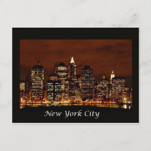 Cartão Postal cidade de nova york